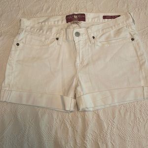 Lucky Brand white denim shorts